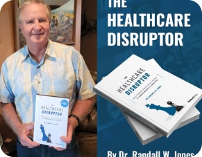 Just released, The Healthcare Disruptor, by Dr. Randall W Jones. Dr. Jones writes about his journey from rural cowboy to medical device expert and CEO challenging the healthcare system with his inventions...